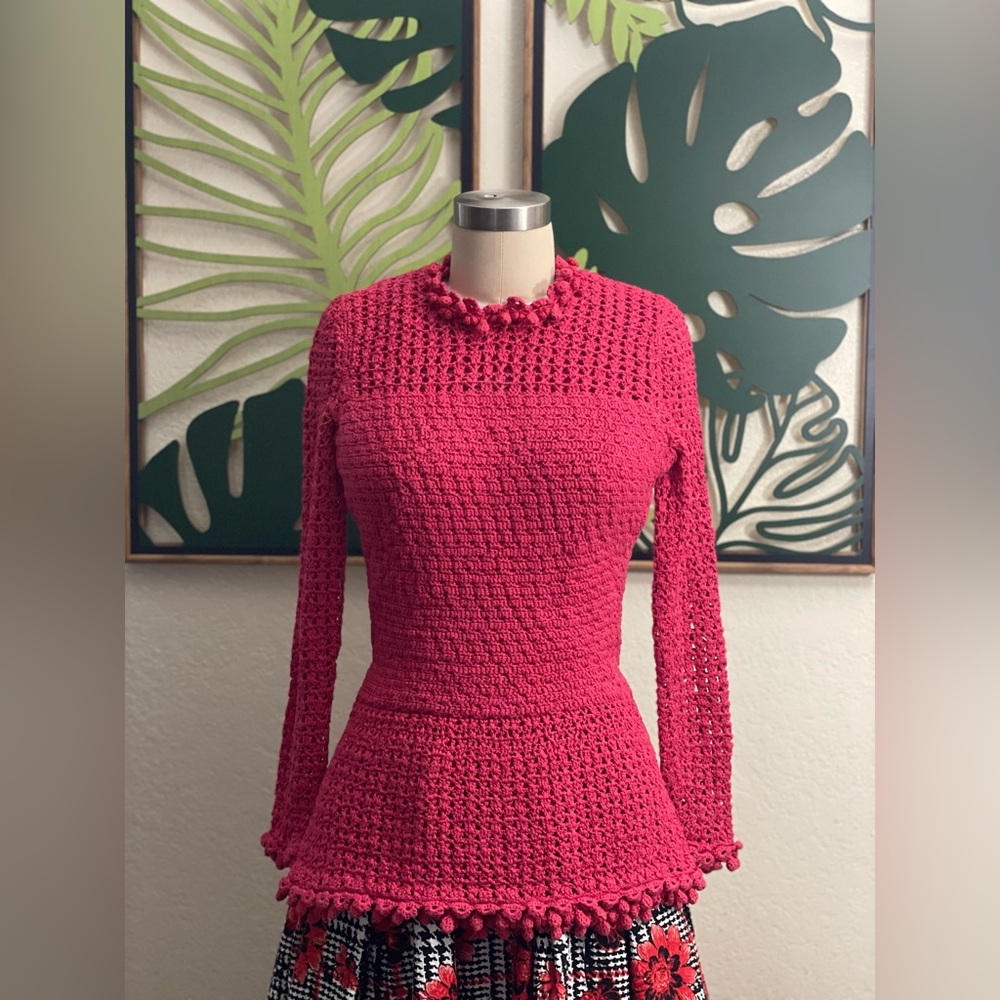 Oscar de la Renta Beautiful Top - Picture 2 of 7